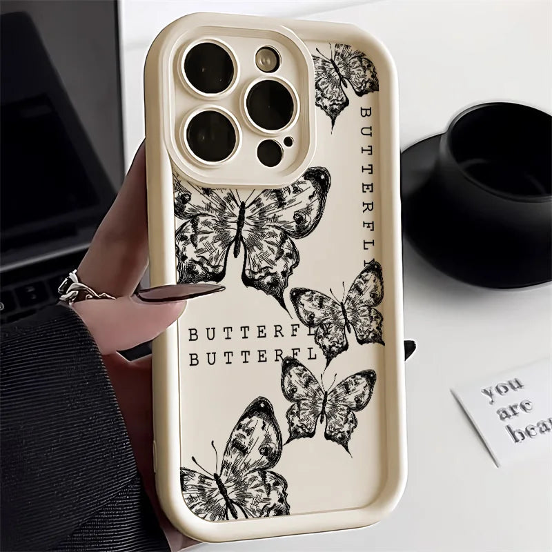 Soft Candy Liquid Silicone Phone Case For iPhone 15 Pro Case for iPhone 11 13 12 16 14 Pro Max XR XS X 7 8 SE Shockproof Cover