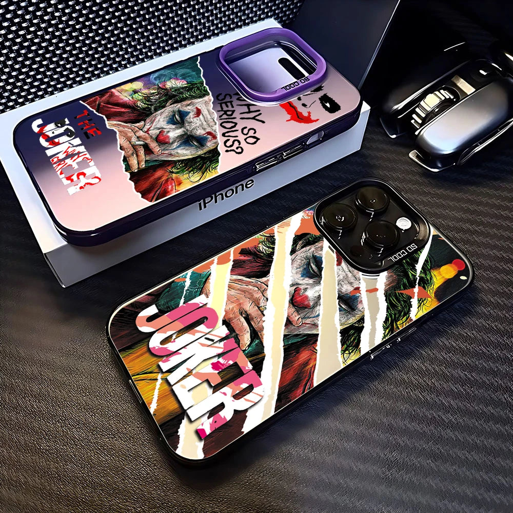 Cool Phone Case For J-Jokers iPhone 16 15 14 13 12 11 Pro Max X XR XSMAX 8 7 Plus Candy Matte Shockproof Back Cover