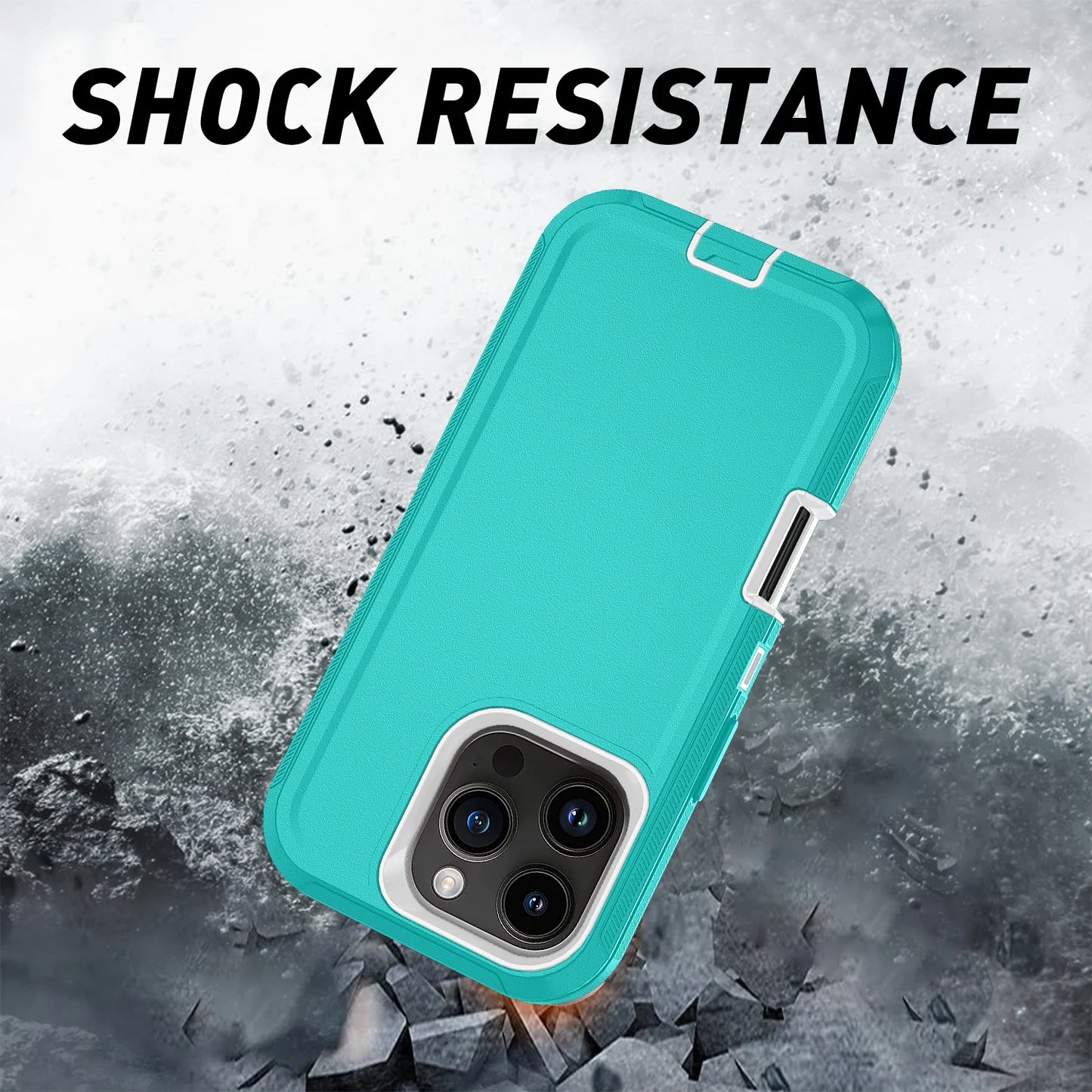 Dustproof Protective Hard PC+TPU Back Cover For iphone 16 Pro Max Armor Shockproof Defender Phone Case For iphone 16 Plus Shell