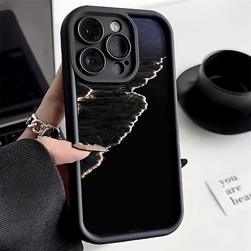 Soft Candy Liquid Silicone Phone Case For iPhone 15 Pro Case for iPhone 11 13 12 16 14 Pro Max XR XS X 7 8 SE Shockproof Cover