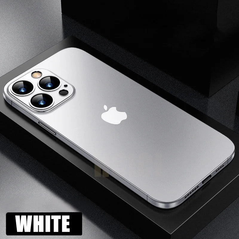 Ultra Thin Matte Case For IPhone 16 15 14 13 12 Mini X XR 11 Pro Max Full Cover For IPhone 15 14 8 Plus Hard PC Shockproof Cases