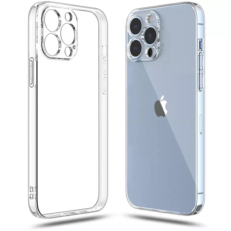 Discount Funda Ultra Thin Clear Phone Case On For iPhone 15 16 11 Pro Max 12 13 Mini 14 Plus Transparent Soft TPU Silicone Back Cover sale