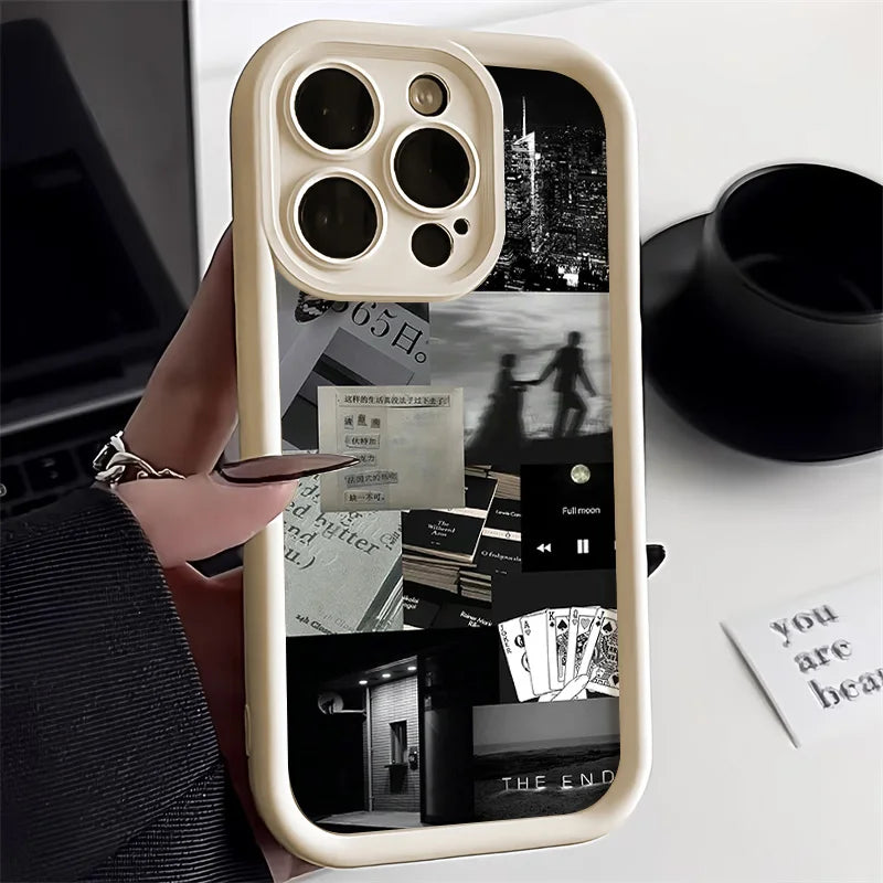 Soft Candy Liquid Silicone Phone Case For iPhone 15 Pro Case for iPhone 11 13 12 16 14 Pro Max XR XS X 7 8 SE Shockproof Cover