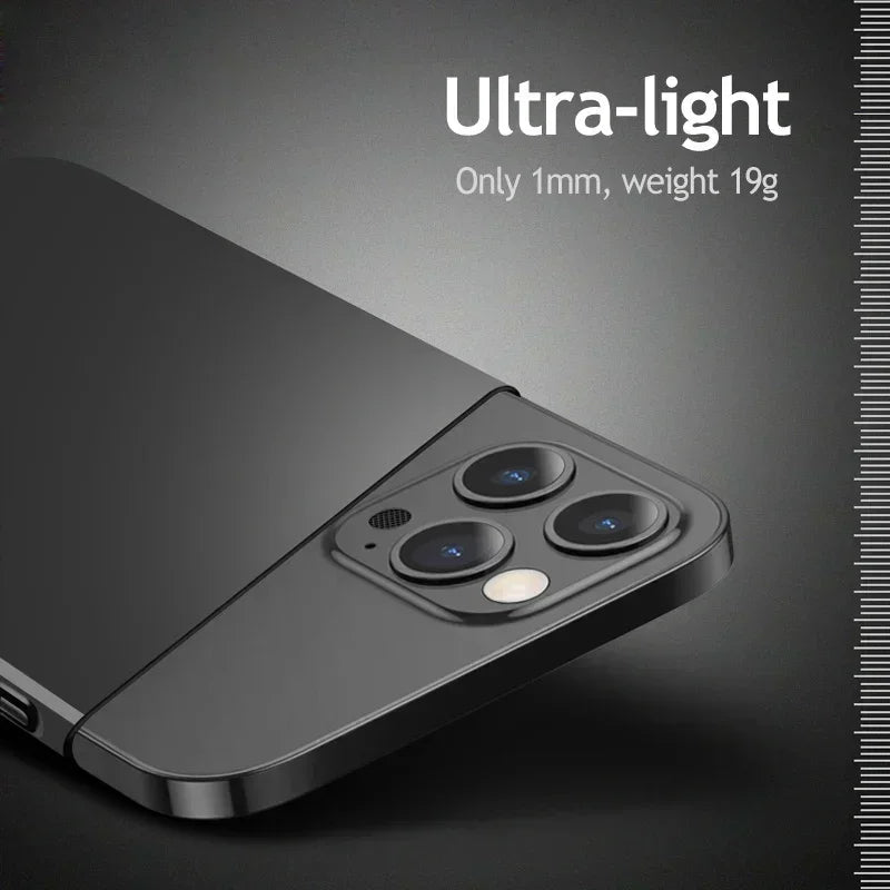 Cases For APPLE iPhone 16 15 14 13 12 11 Pro Max Plus Mini Shockproof Case Cover Hard Plastic Ultra Slim Frosted Covers