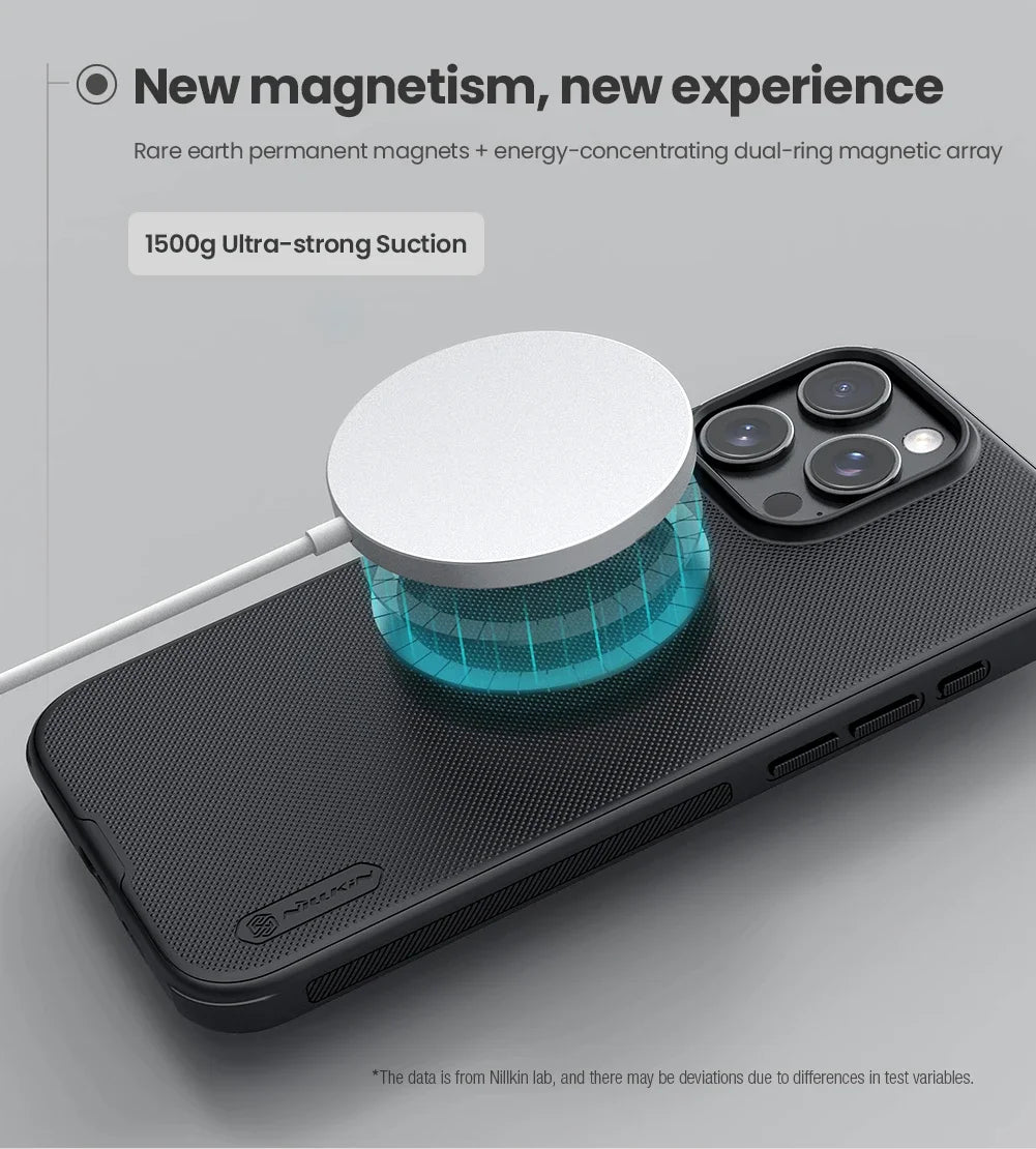 Discount for iPhone 16 Pro / 16 Pro Max Case Frosted Pro Magnetic Adapt Magsafe Matte full 360 soft frame Back Cover sale