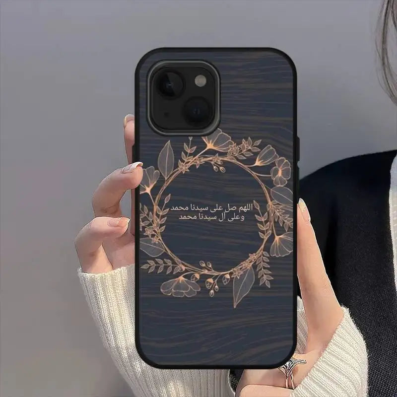 Quran Muslim Surah Ikhlas Islamic Quotes Phone Case For iPhone Mini 11 12 13 14 15 16 Pro Max Plus Shell