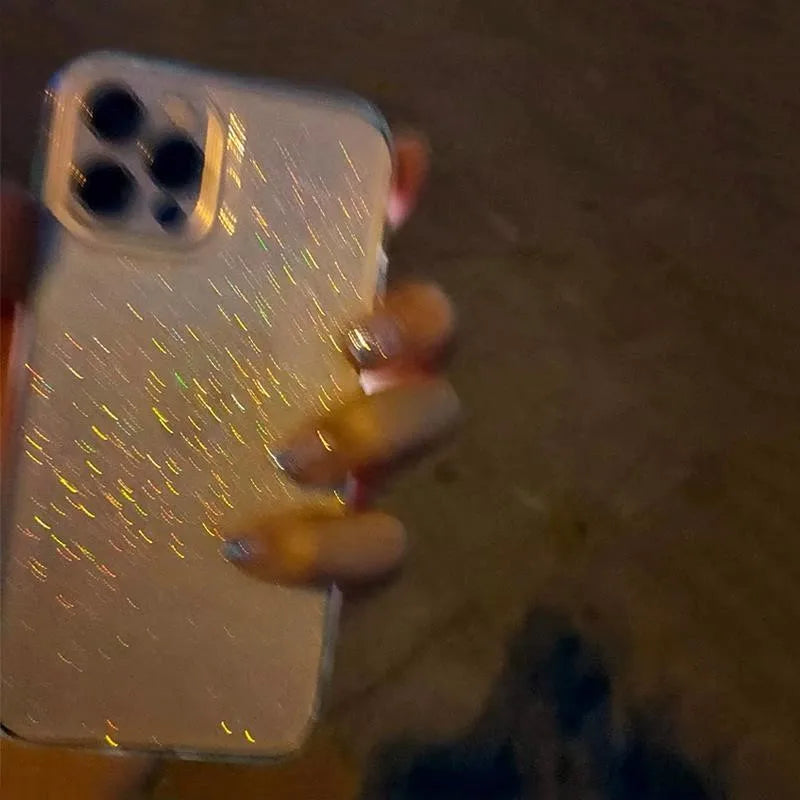 Luxury Bling Glitter Clear Case For iPhone 16 15 14 13 12 Mini 11 Pro Max X XR XS 7 8 Plus Shockproof Transparent Soft TPU Cover