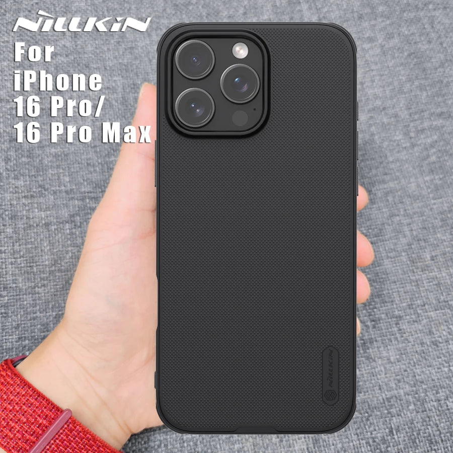 Discount For iPhone 16 Pro Max / 16 Pro Case Back Cover Frosted Hard 360 Bumper Cases Camera Protection sale