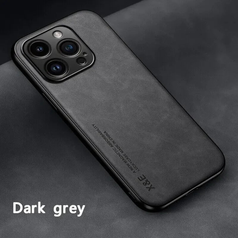 Luxury Leather Case For iPhone 16 15 14 11 13 12 Pro Max Mini XR 15 14 16 Plus Shockproof Cover For iPhone XS Max 8 7 SE Funda