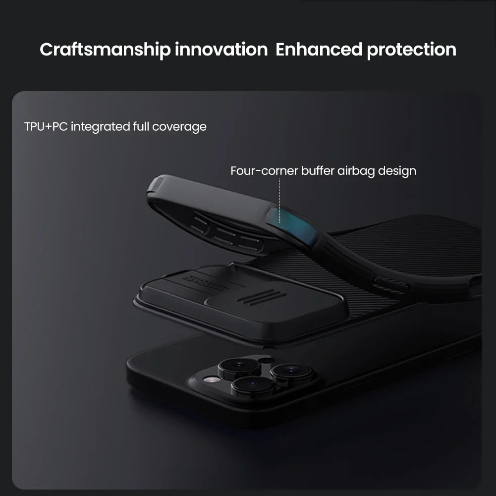 Discount for iPhone 16 Pro Max / 16 Pro  Case CamShield Magnetic Charging Magsafe Back cover Camera Protection Back Cover sale