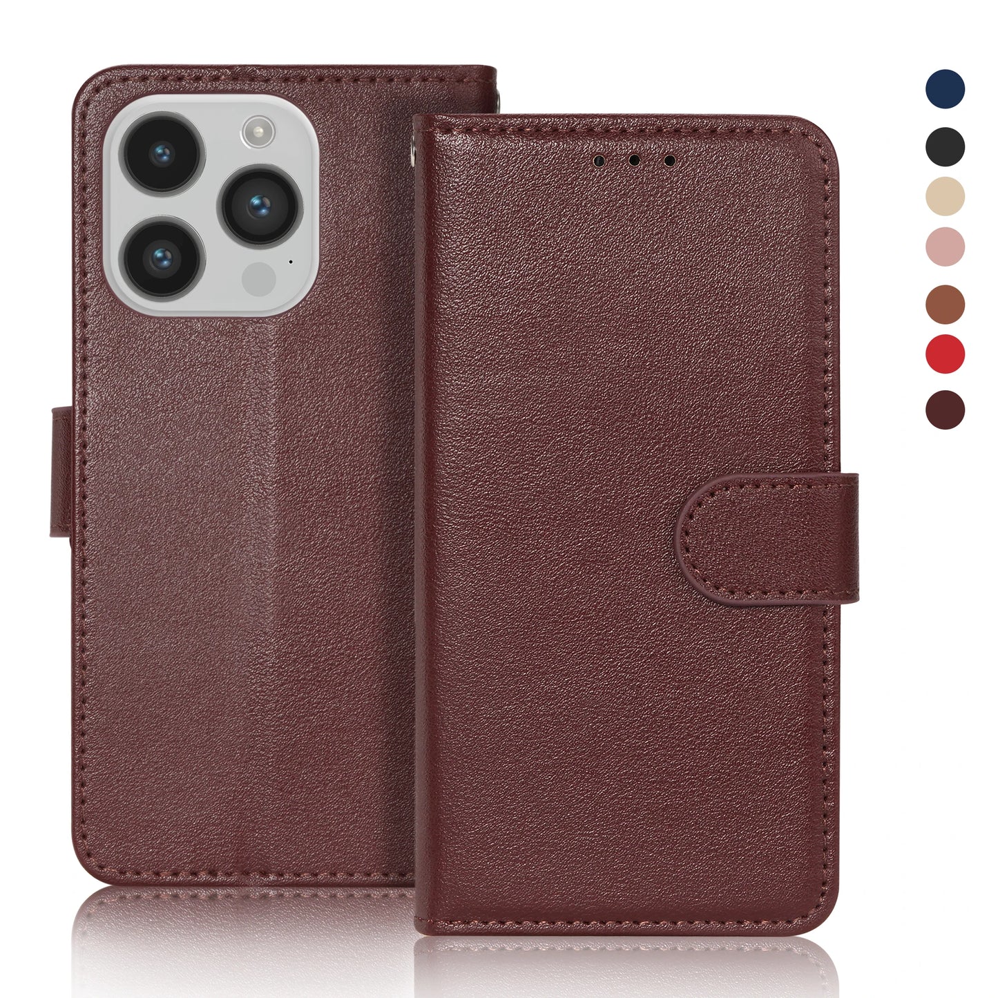 Wallet Magnetic Flip Leather Case For iPhone 16 15 14 Pro Max 13 Pro Max 12 11 Pro Max SE 2022 X XR XS Max 8 7 6 6S Plus 5S SE